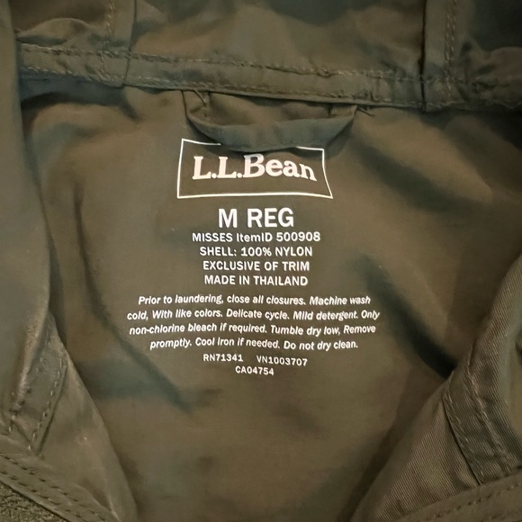 New LL Bean anorak pullover color block jacket medium - Picture 2 of 2